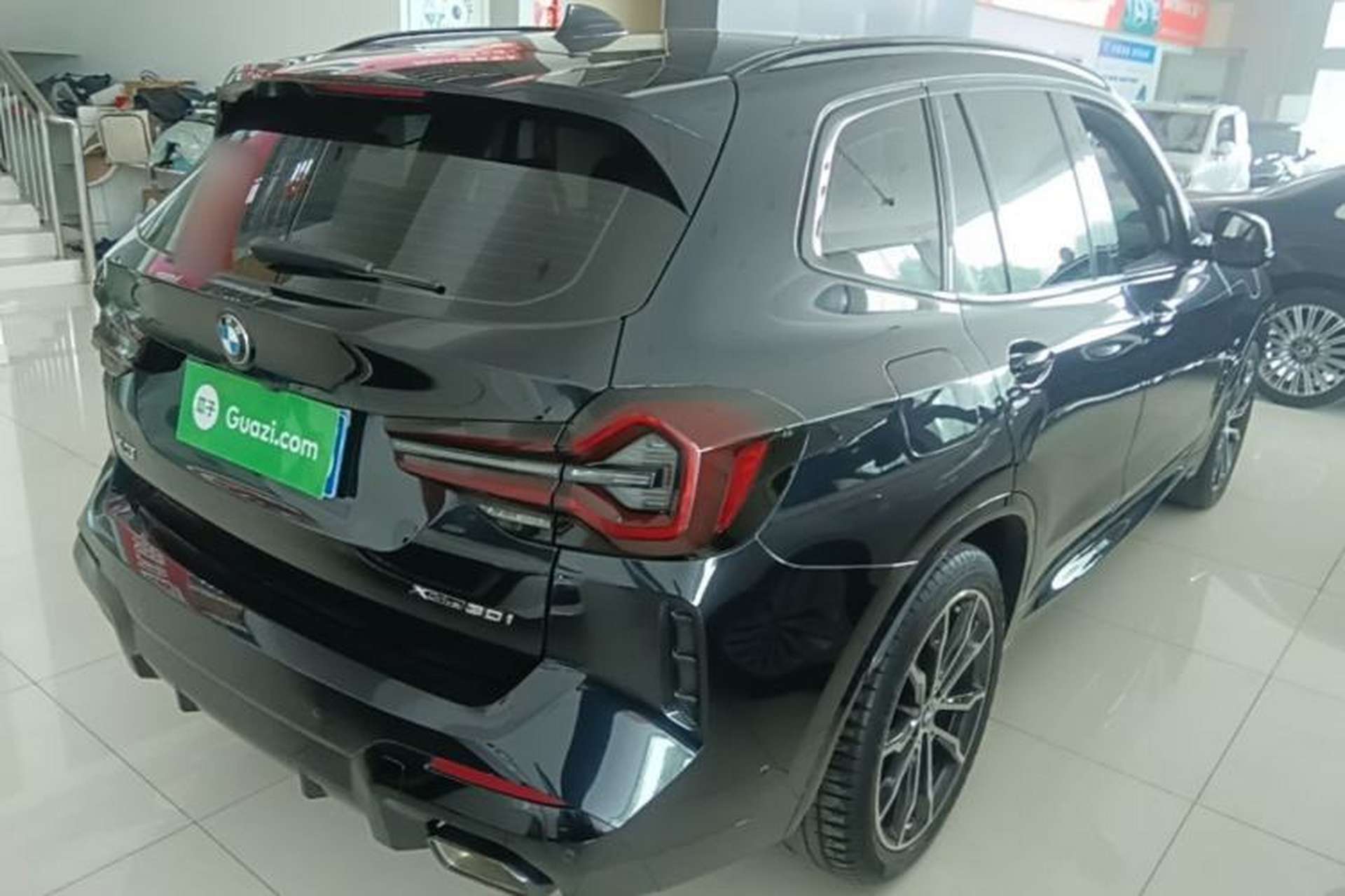 Used BMW X3 2022 Second Facelift xDrive30i Leading Edition M Night Sky Package Rear Right 45 Deg