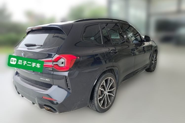 Used BMW X3 2022 xDrive30i Luxury Model M Night Sky Package Rear Right 45 Deg