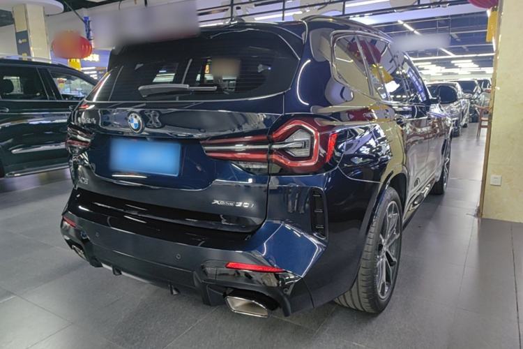 Used BMW X3 2022 xDrive30i Luxury Model M Night Sky Package Rear Right 45 Deg