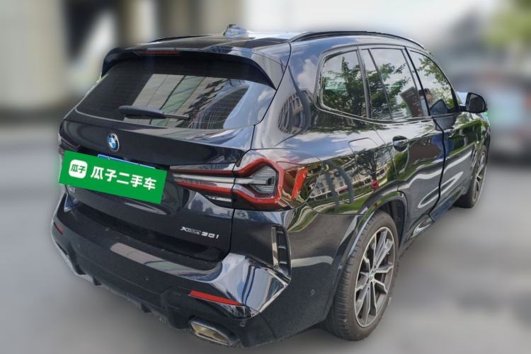 Used BMW X3 2022 Second Facelift xDrive30i Leading Edition M Night Sky Package Rear Right 45 Deg