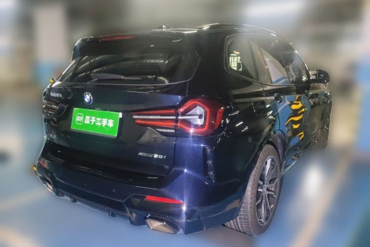 Used BMW X3 2022 xDrive30i Luxury Model M Night Sky Package Rear Right 45 Deg