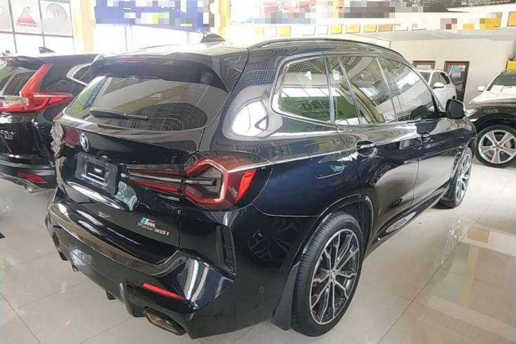 Used BMW X3 2022 Facelift xDrive30i Luxury Edition M Night Edition Package Rear Right 45 Deg