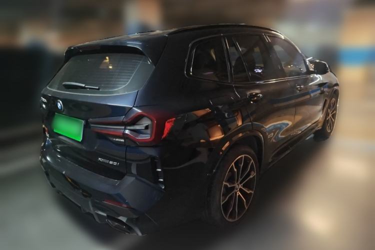 Used BMW X3 2022 xDrive30i Luxury Model M Night Sky Package Rear Right 45 Deg