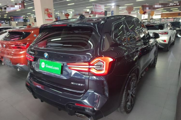 Used BMW X3 2022 xDrive30i Luxury Model M Night Sky Package Rear Right 45 Deg