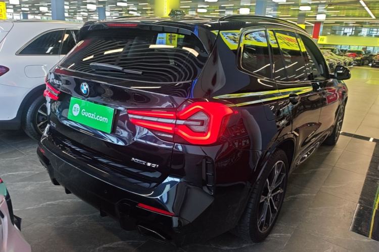 Used BMW X3 2022 Facelift xDrive30i Luxury Edition M Night Edition Package Rear Right 45 Deg