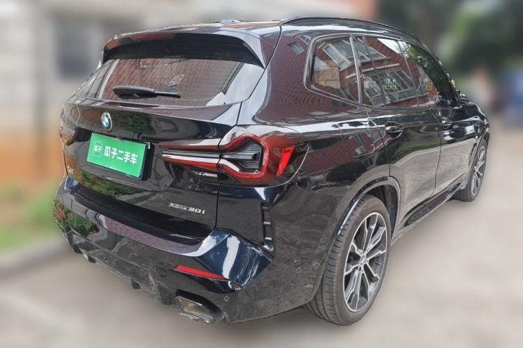 Used BMW X3 2022 Second Facelift xDrive30i Leading Edition M Night Sky Package Rear Right 45 Deg