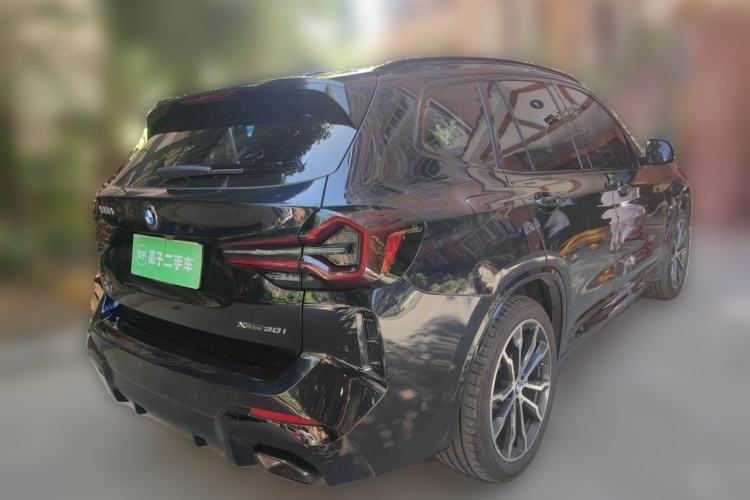 Used BMW X3 2022 Facelift xDrive30i Luxury Edition M Night Edition Package Rear Right 45 Deg