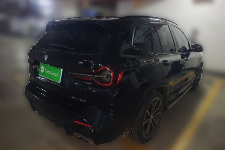 Used BMW X3 2022 xDrive30i Luxury Model M Night Sky Package Rear Right 45 Deg