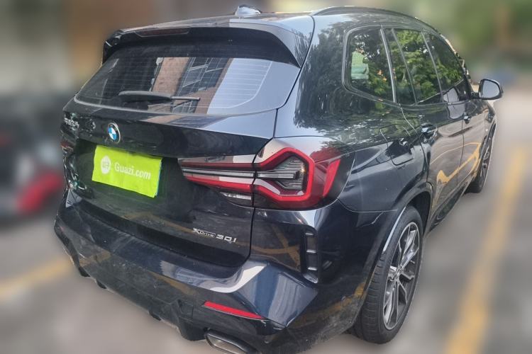 Used BMW X3 2022 Second Facelift xDrive30i Leading Edition M Night Sky Package Rear Right 45 Deg