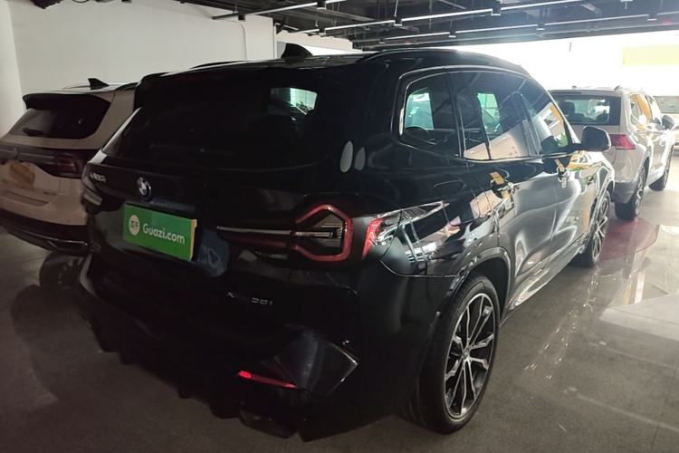 Used BMW X3 2022 xDrive30i Luxury Model M Night Sky Package Rear Right 45 Deg