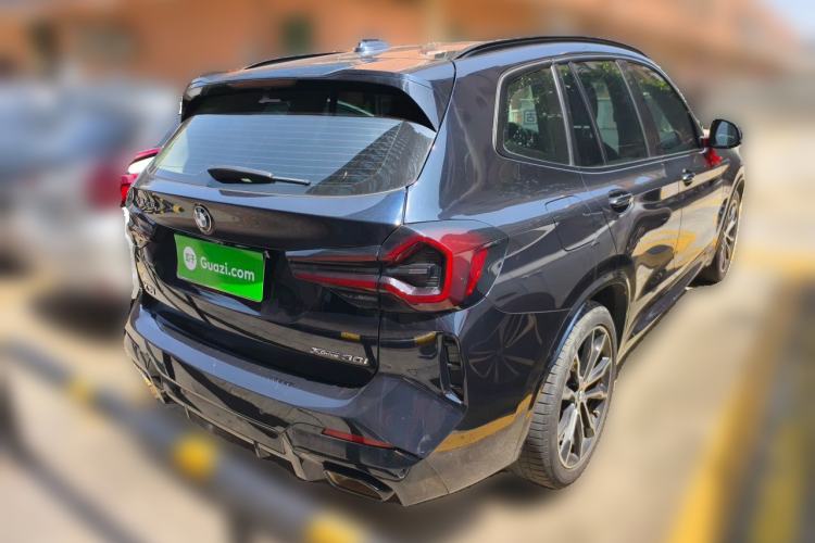 Used BMW X3 2022 xDrive30i Luxury Model M Night Sky Package Rear Right 45 Deg