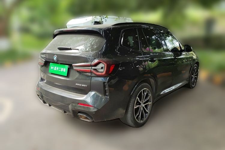 Used BMW X3 2022 xDrive30i Luxury Model M Night Sky Package Rear Right 45 Deg