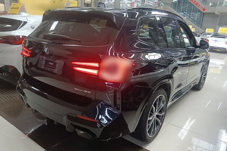 Used BMW X3 2022 xDrive30i Luxury Model M Night Sky Package Rear Right 45 Deg