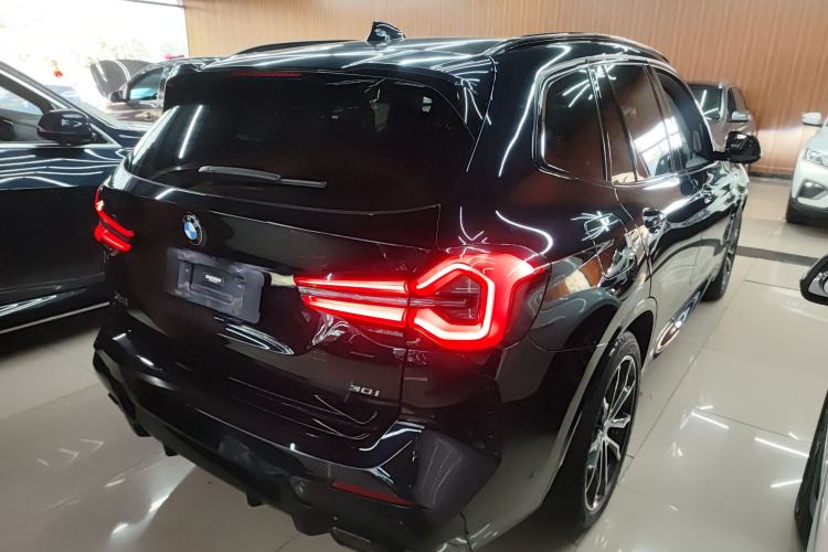 Used BMW X3 2022 xDrive30i Luxury Model M Night Sky Package Rear Right 45 Deg