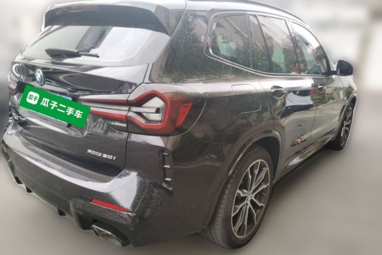 Used BMW X3 2022 Facelift xDrive30i Luxury Edition M Night Edition Package Rear Right 45 Deg
