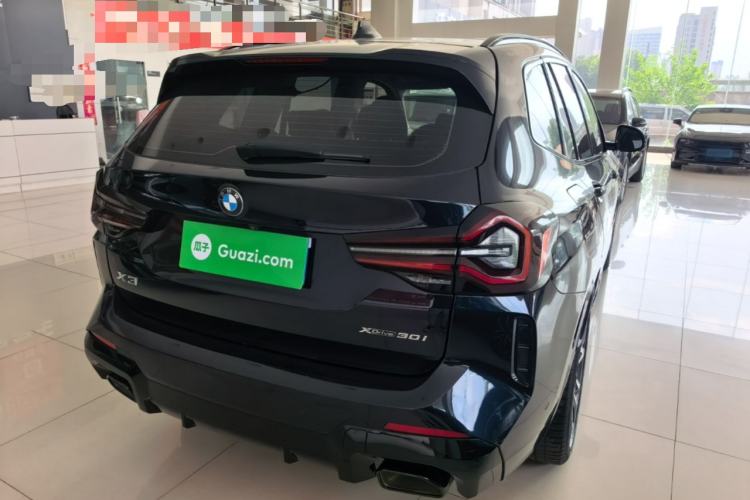 Used BMW X3 2022 Second Facelift xDrive30i Leading Edition M Night Sky Package Rear Right 45 Deg