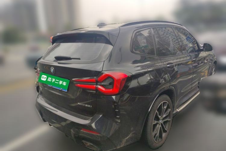 Used BMW X3 2022 Facelift xDrive30i Luxury Edition M Night Edition Package Rear Right 45 Deg