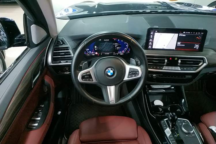 Used BMW X3 2022 xDrive30i Luxury Model M Night Sky Package Steering Wheel
