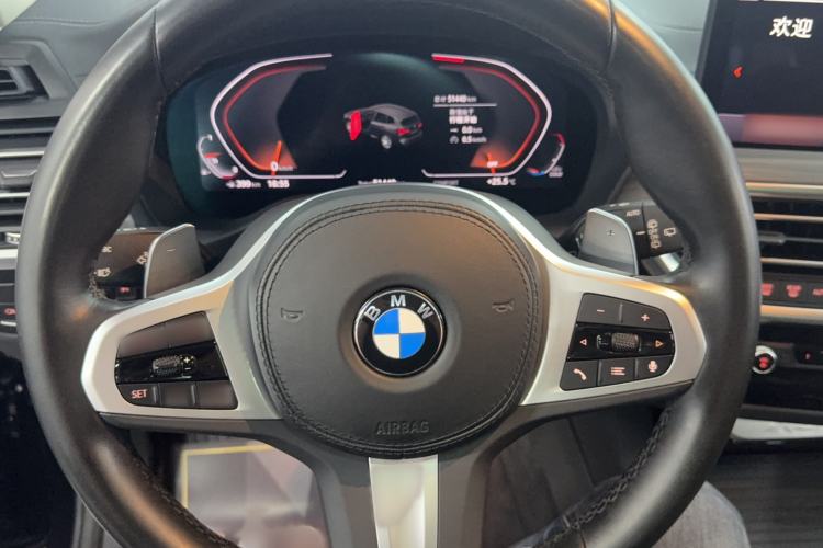 Used BMW X3 2022 xDrive30i Luxury Model M Night Sky Package Steering Wheel