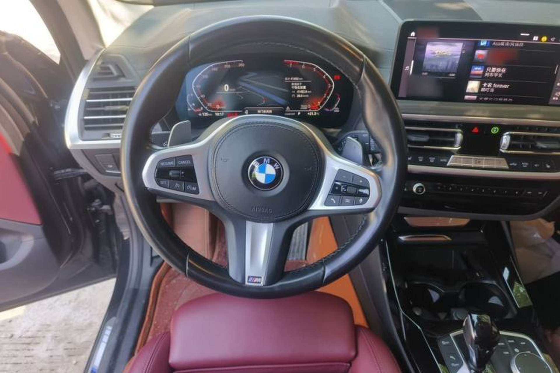 Used BMW X3 2022 xDrive30i Luxury Model M Night Sky Package Steering Wheel