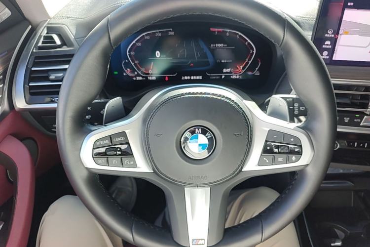 Used BMW X3 2022 xDrive30i Luxury Model M Night Sky Package Steering Wheel