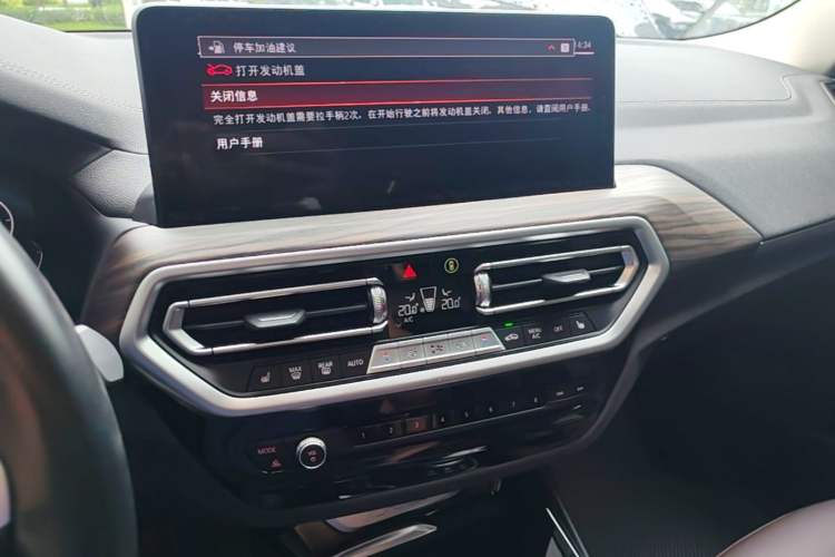 Used BMW X3 2022 xDrive30i Luxury Model M Night Sky Package Audio And AC Panel