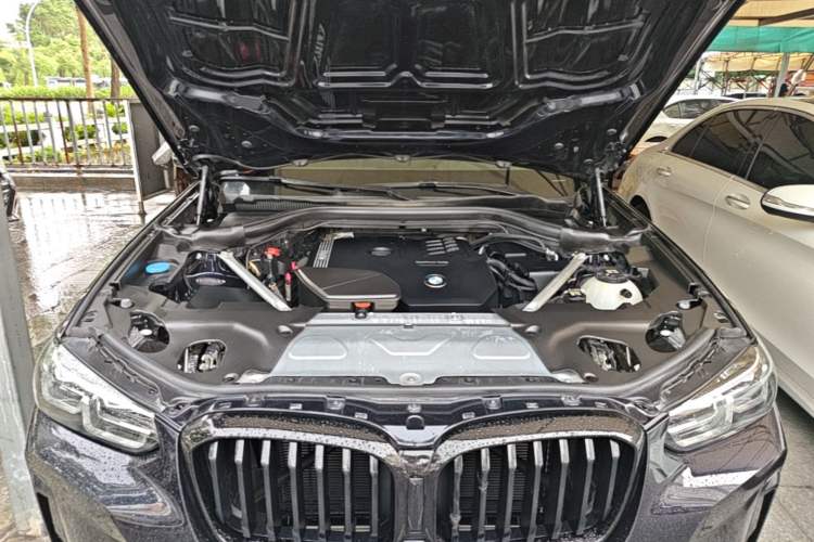 Used BMW X3 2022 xDrive30i Luxury Model M Night Sky Package Engine Bay