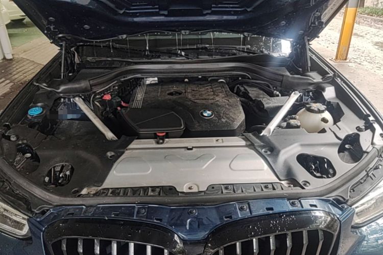 Used BMW X3 2022 xDrive30i Luxury Model M Night Sky Package Engine Bay