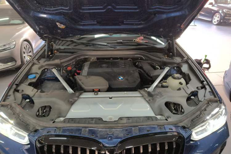 Used BMW X3 2022 Second Facelift xDrive30i Leading Edition M Night Sky Package Engine Bay