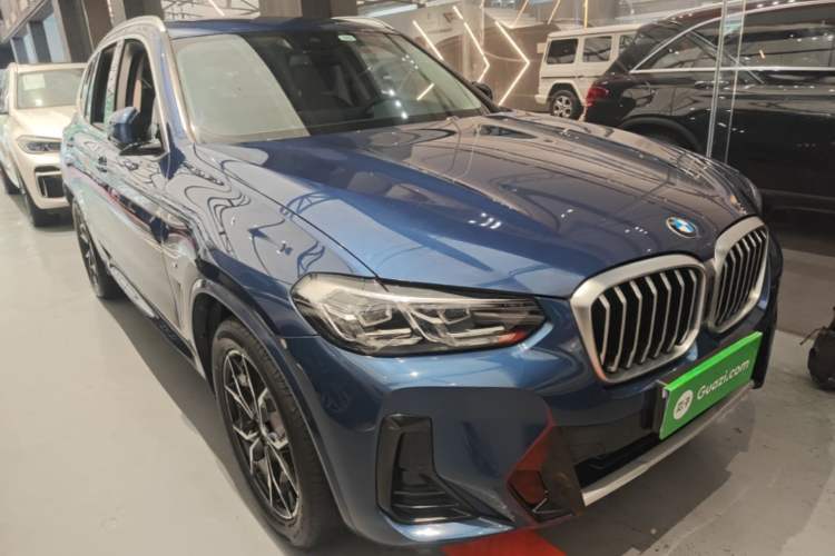 Used BMW X3 2022 xDrive25i M Sport Package Front Right 45 Deg