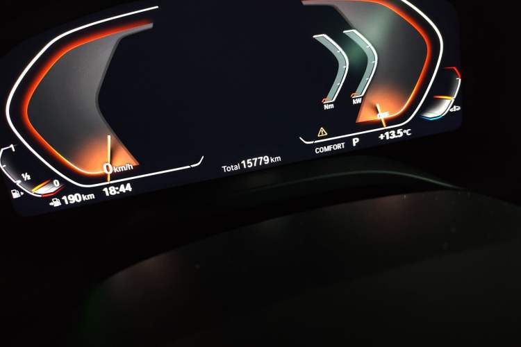Used BMW X3 2022 xDrive25i M Sport Package Odometer Close Up