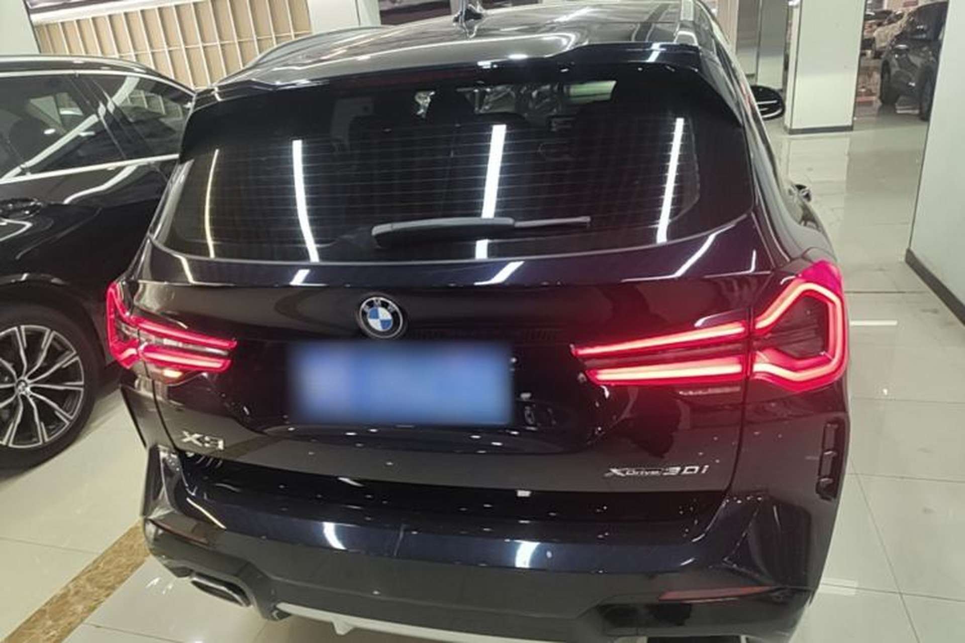 Used BMW X3 2022 xDrive30i Luxury Model M Night Sky Package Rear