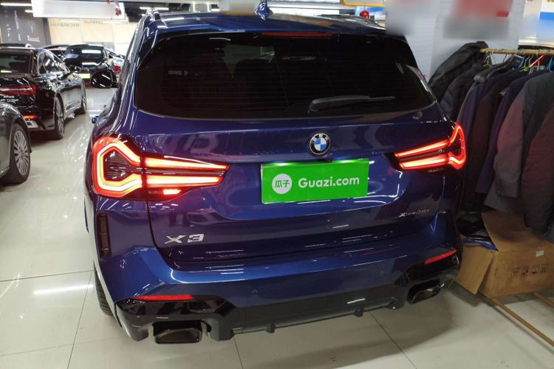 Used BMW X3 2022 xDrive30i Luxury Edition M Night Sky Package Rear