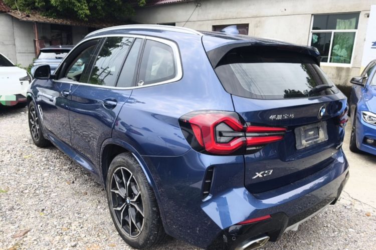 Used BMW X3 2022 xDrive25i M Sport Package Rear Left 45 Deg