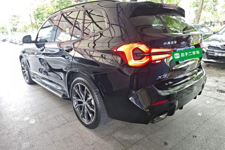 Used BMW X3 2022 xDrive30i Luxury Model M Night Sky Package Rear Left 45 Deg