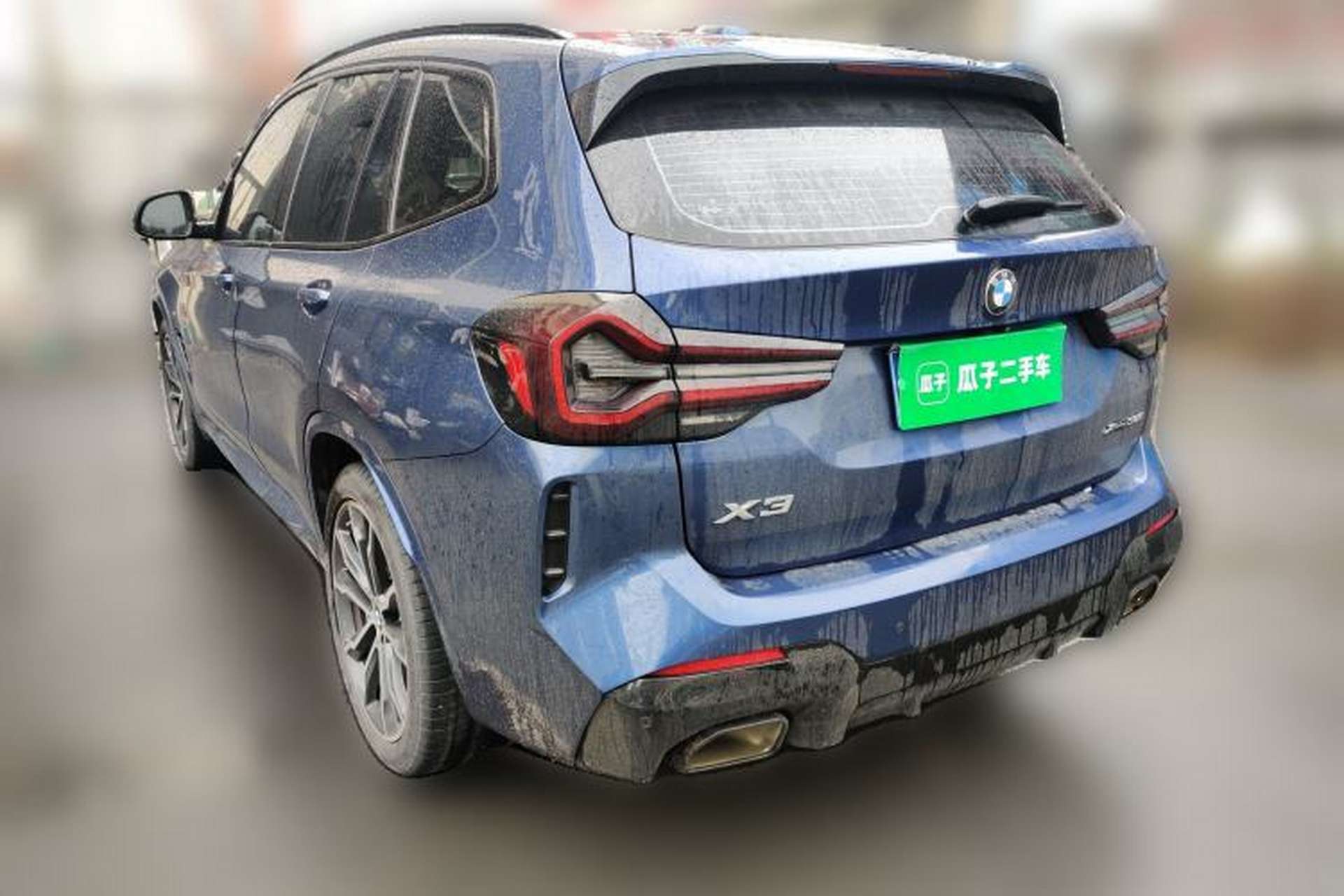 Used BMW X3 2022 xDrive30i Luxury Model M Night Sky Package Rear Left 45 Deg