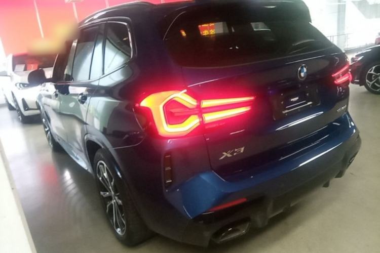Used BMW X3 2022 xDrive30i Luxury Model M Night Sky Package Rear Left 45 Deg