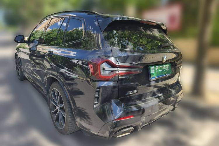 Used BMW X3 2022 xDrive30i Luxury Model M Night Sky Package Rear Left 45 Deg