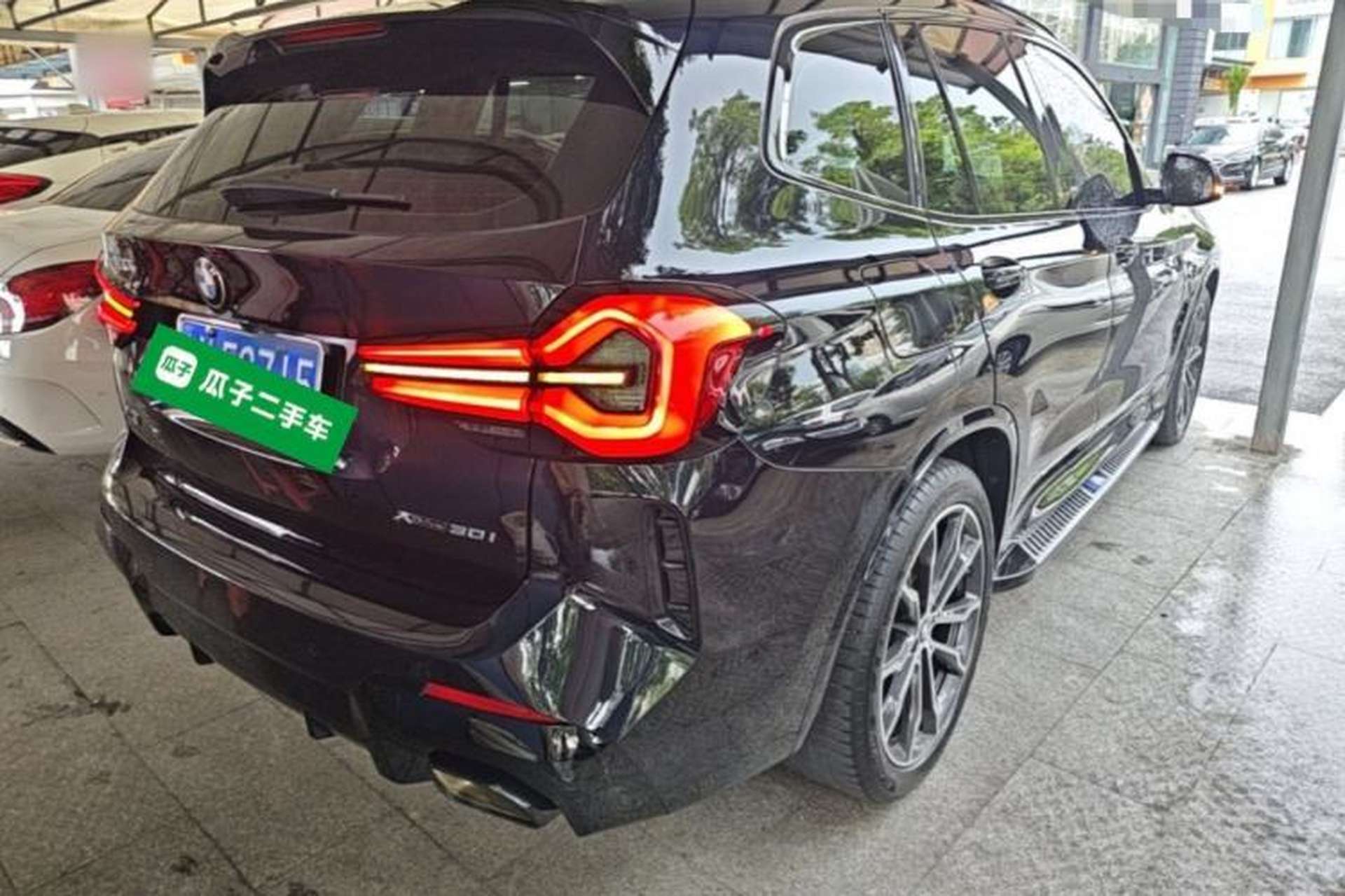 Used BMW X3 2022 xDrive30i Luxury Model M Night Sky Package Rear Right 45 Deg