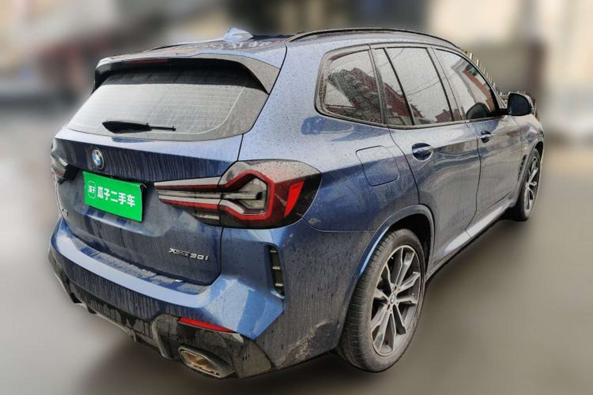Used BMW X3 2022 xDrive30i Luxury Model M Night Sky Package Rear Right 45 Deg