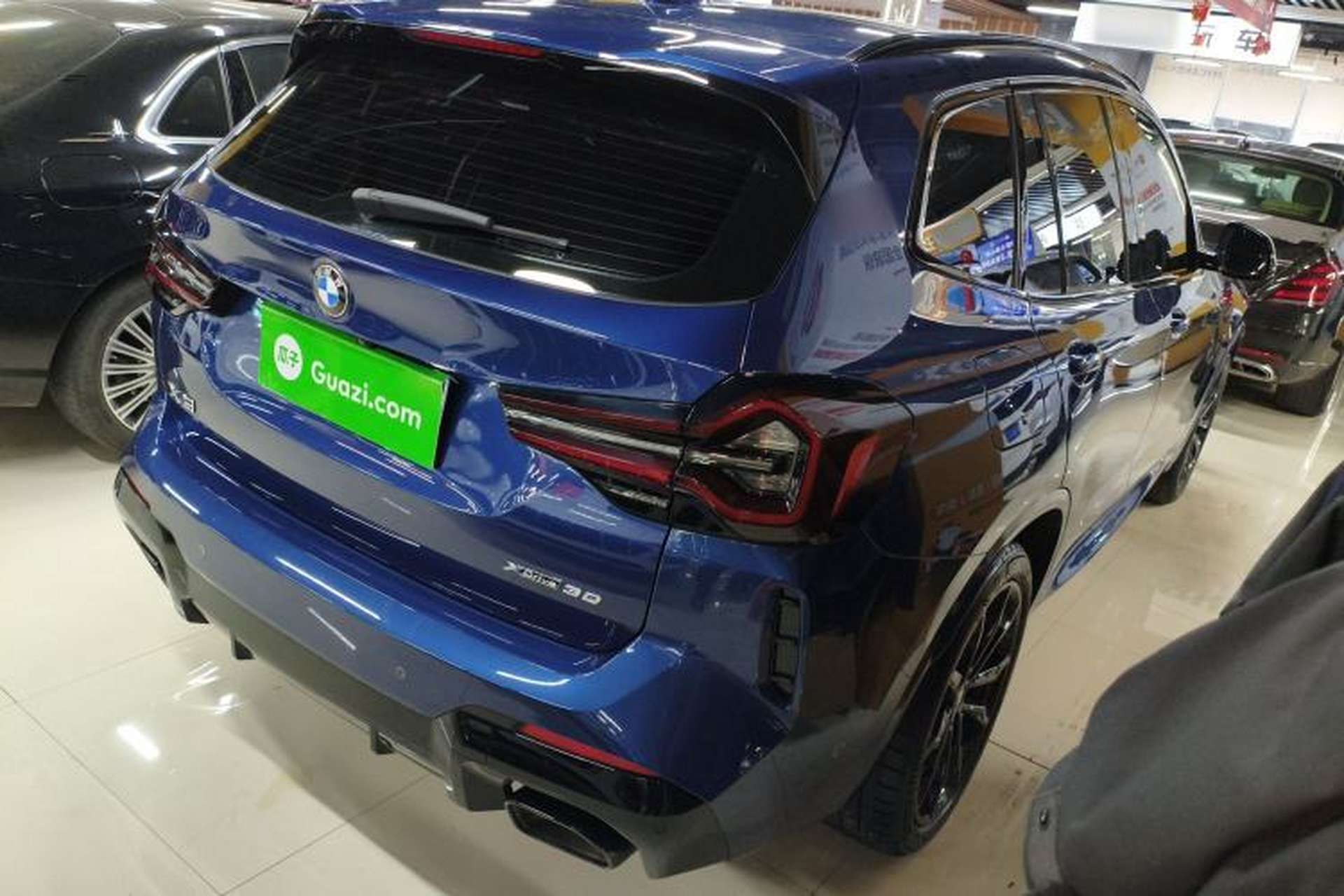 Used BMW X3 2022 xDrive30i Luxury Edition M Night Sky Package Rear Right 45 Deg