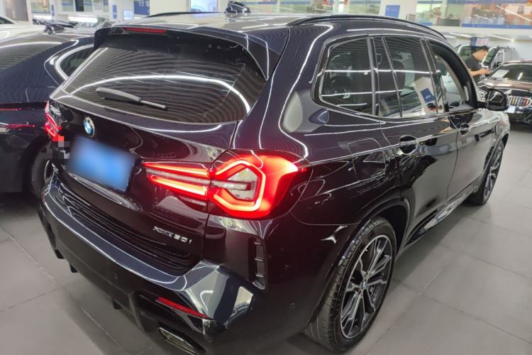 Used BMW X3 2022 Second Facelift xDrive30i Leading Edition M Night Sky Package Rear Right 45 Deg