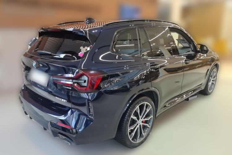 Used BMW X3 2022 xDrive30i Luxury Model M Night Sky Package Rear Right 45 Deg