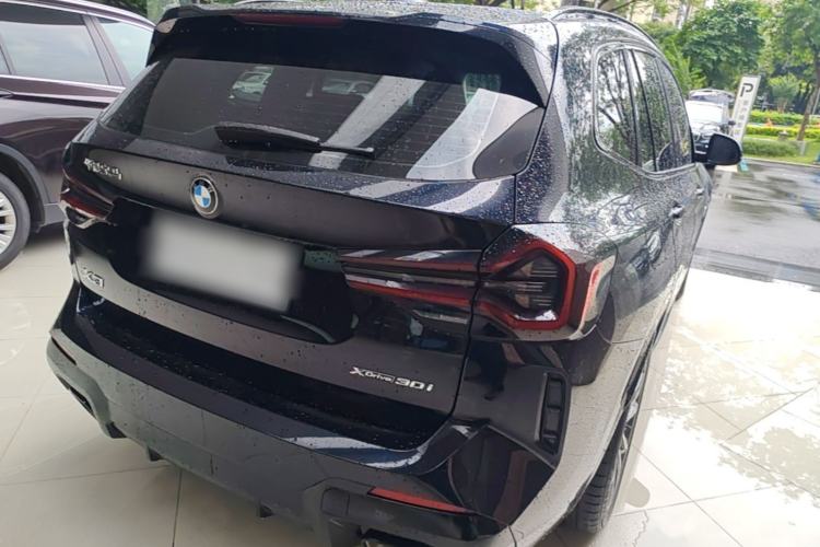 Used BMW X3 2022 xDrive30i Luxury Model M Night Sky Package Rear Right 45 Deg