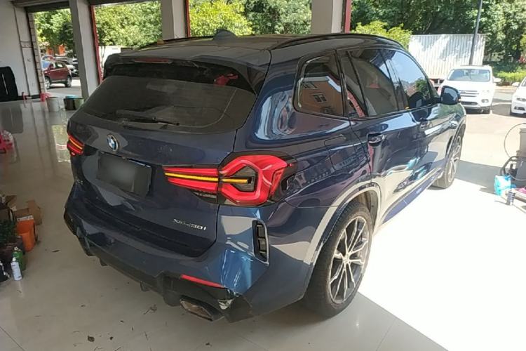Used BMW X3 2022 xDrive30i Luxury Model M Night Sky Package Rear Right 45 Deg