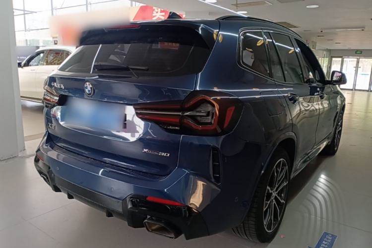 Used BMW X3 2022 Second Facelift xDrive30i Leading Edition M Night Sky Package Rear Right 45 Deg