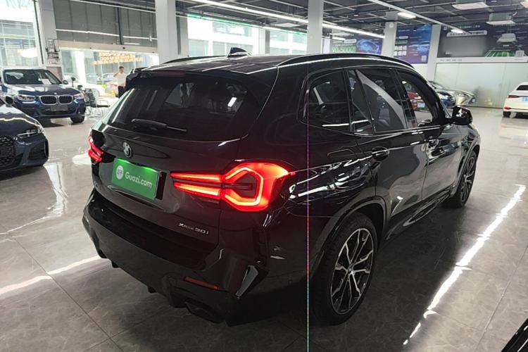 Used BMW X3 2022 Second Facelift xDrive30i Leading Edition M Night Sky Package Rear Right 45 Deg