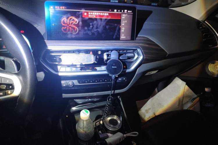 Used BMW X3 2022 Second Facelift xDrive30i Leading Edition M Night Sky Package Audio And AC Panel