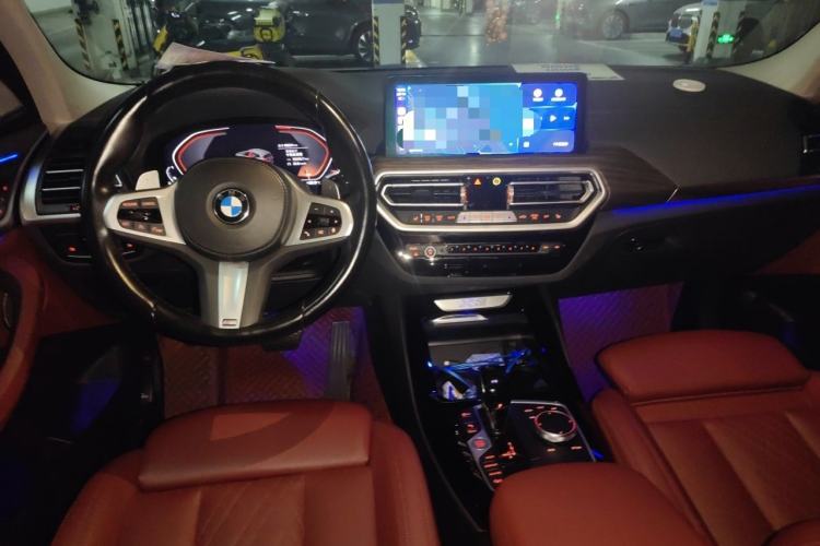 Used BMW X3 2022 xDrive30i Luxury Model M Night Sky Package Center Console