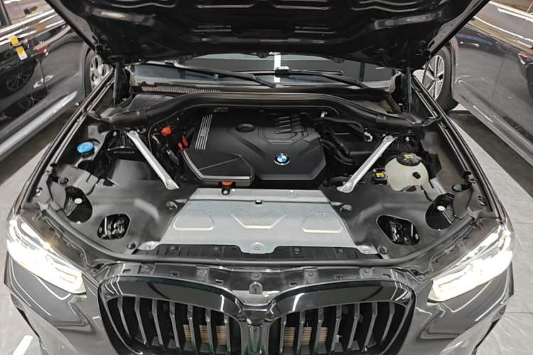 Used BMW X3 2022 xDrive30i Luxury Model M Night Sky Package Engine Bay
